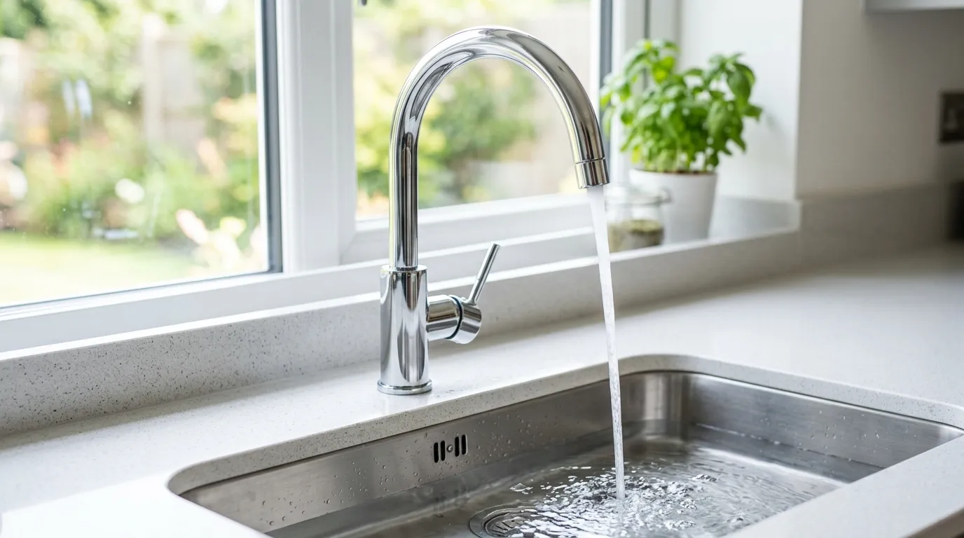 Local Plumbing Master Pros same day plumber fixing a faucet in Bergenfield, NJ